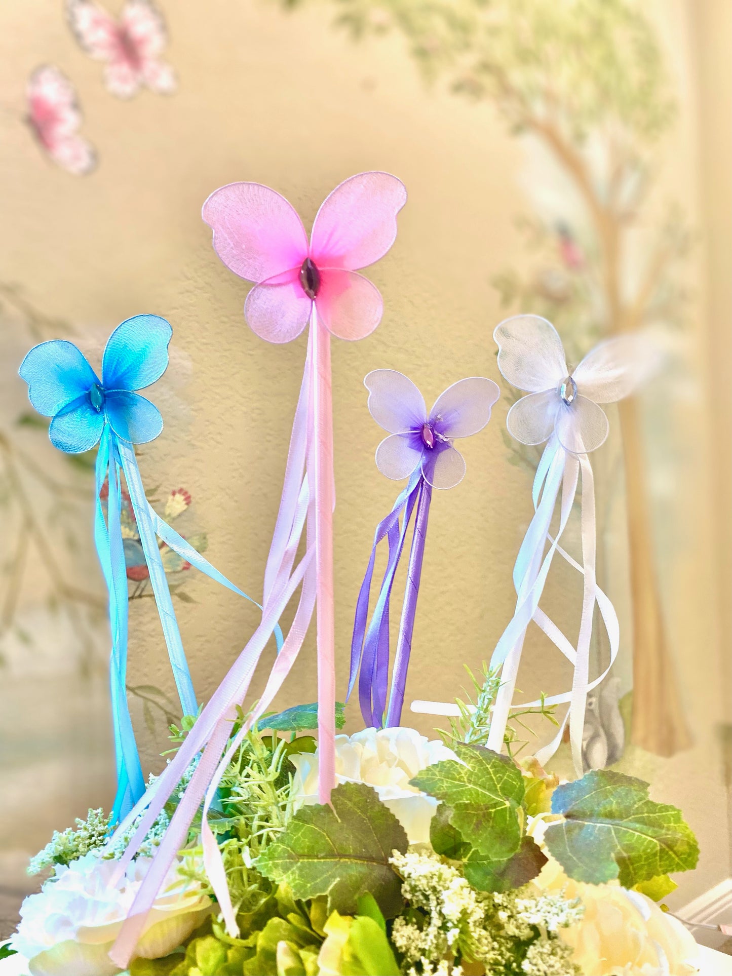 Butterfly Wand Party Favors